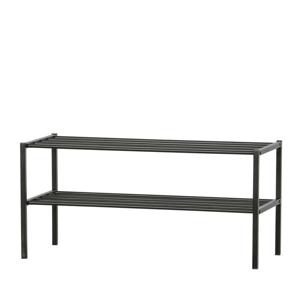WOOOD Etagère en métal noir Noir Métal - 85x40x35cm