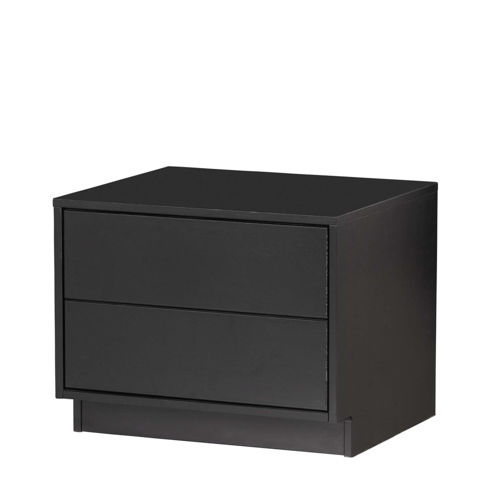 Petit meuble tv en bois noir