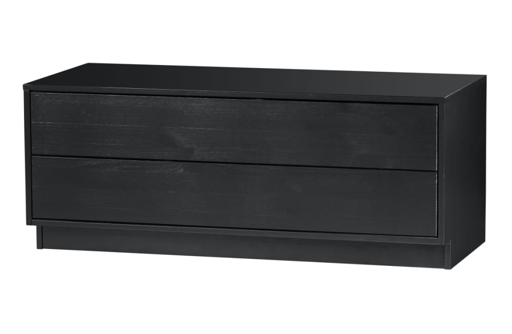 Grand meuble tv en bois noir