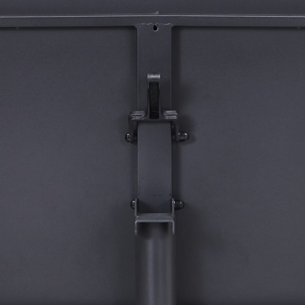 Mesa de comedor cuadrada de metal negro para 4 personas - Maisons du Monde