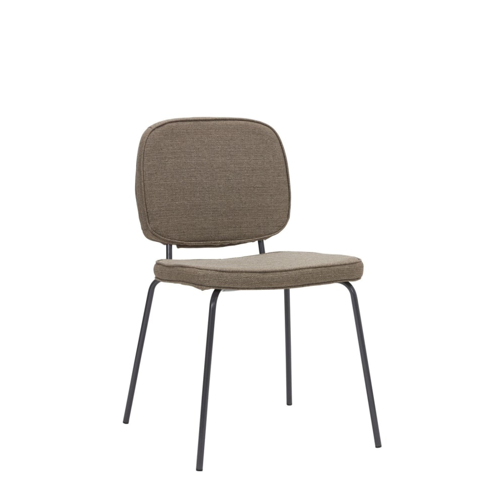 Silla de tela gris