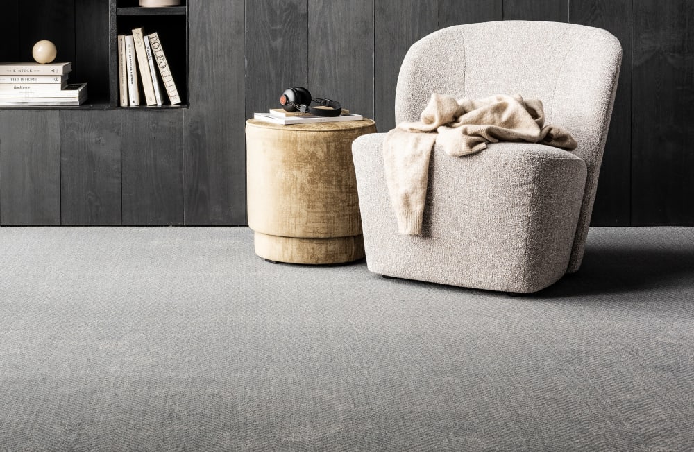 Sillón en tela beige - Maisons du Monde
