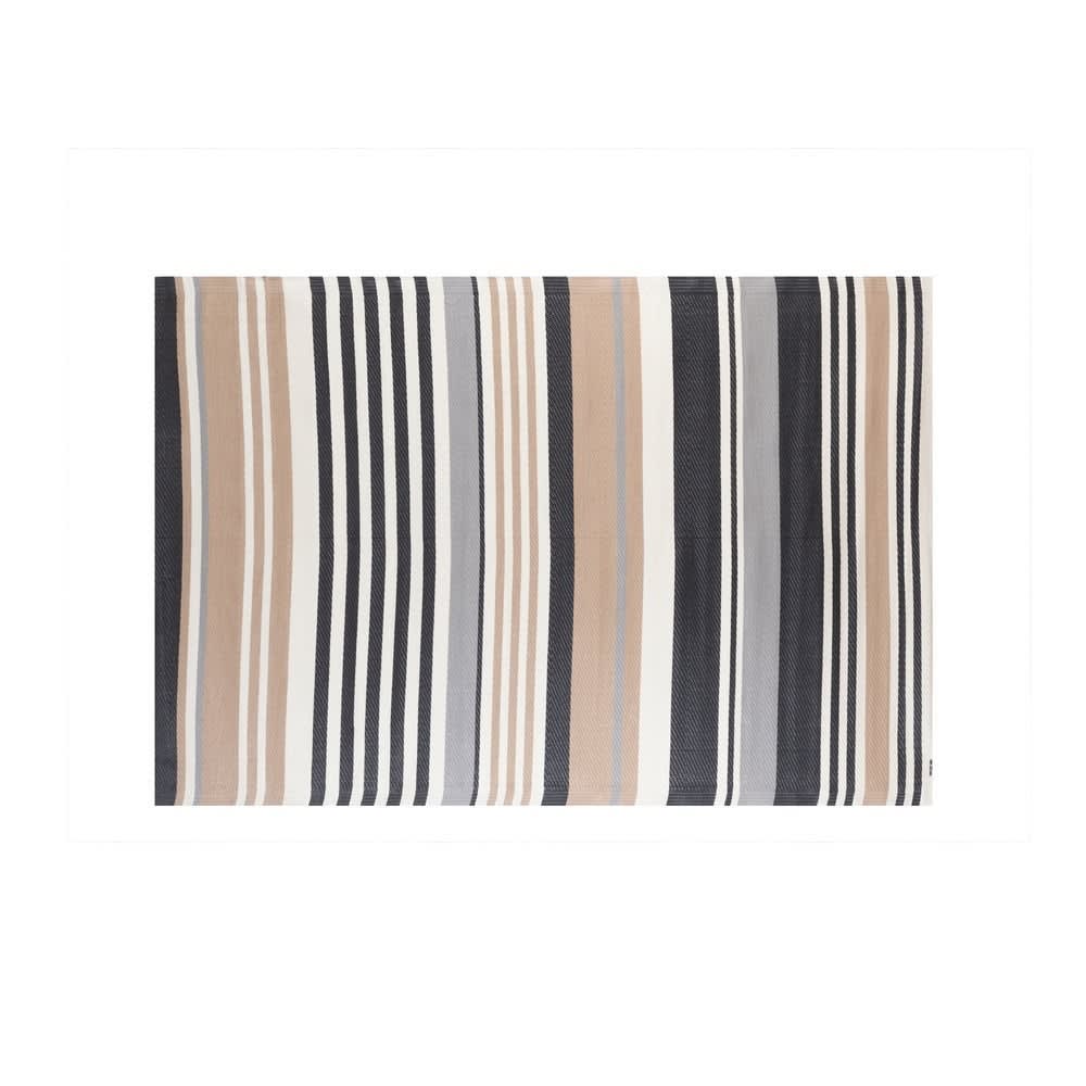 Alfombra jardín rayas chios beige 140x200 cm - Maisons du Monde
