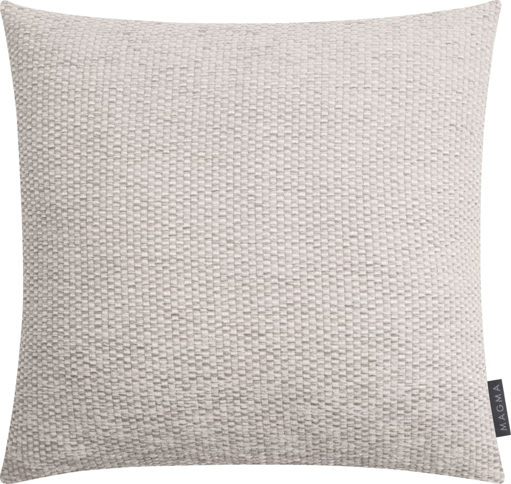 Housses de coussin d'extérieur jacquard taupe uni - 45 x45