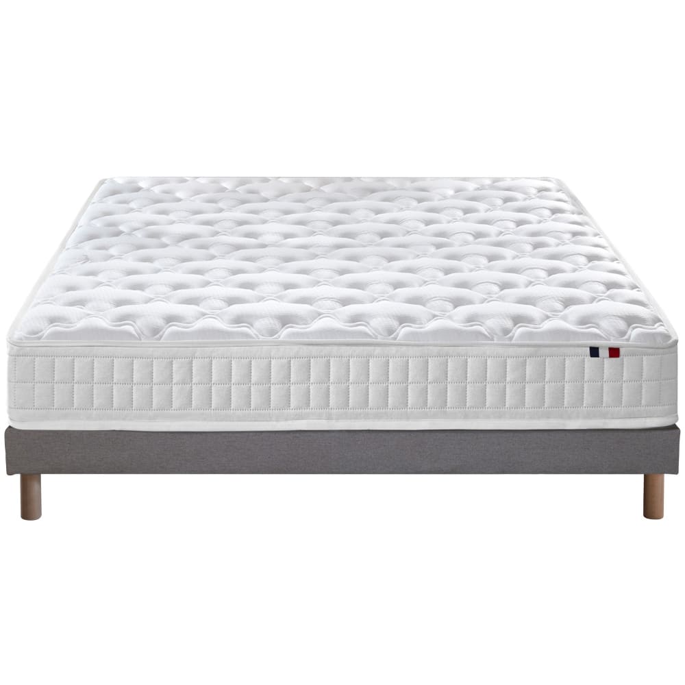 Pack matelas ressorts 1 sommier couette oreillers 160x200