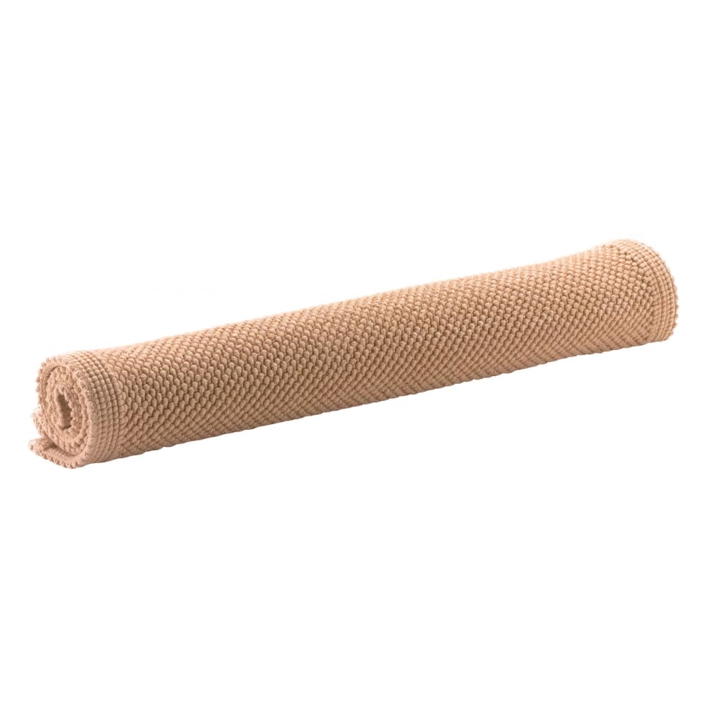 Tapis de bain uni  en coton latte 54 x 64 cm