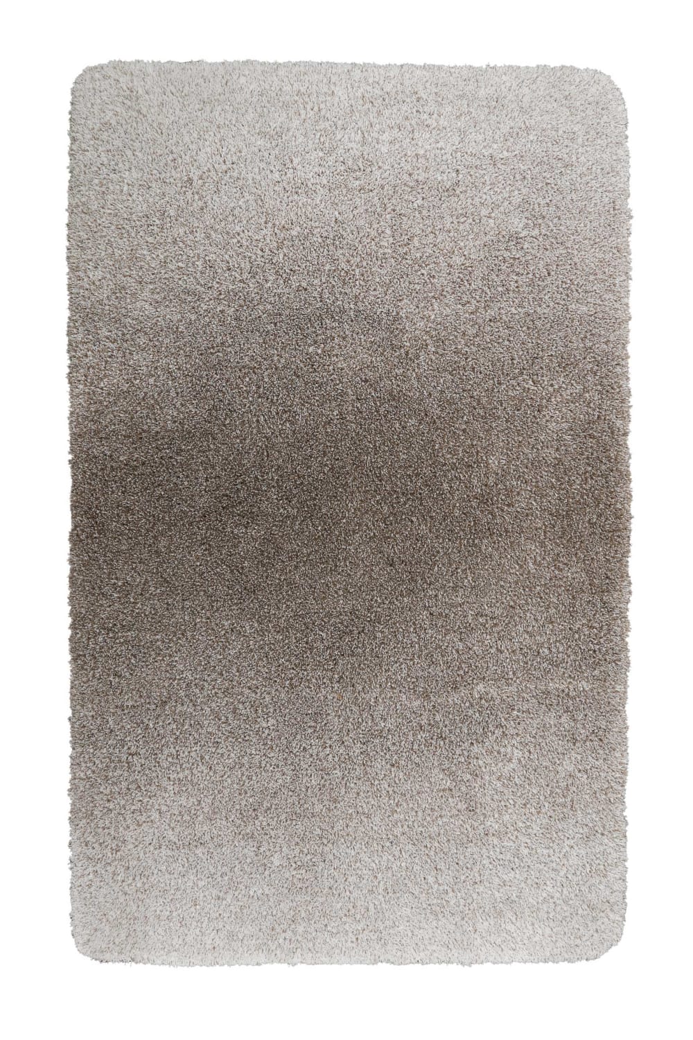 Tapis de bain doux dégradé taupe 60x100
