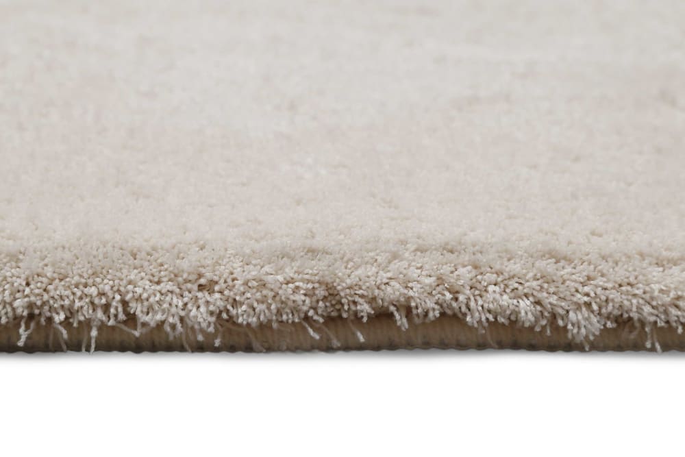Tapis de bain microfibre très doux uni blanc crème 55x65 - Maisons du Monde