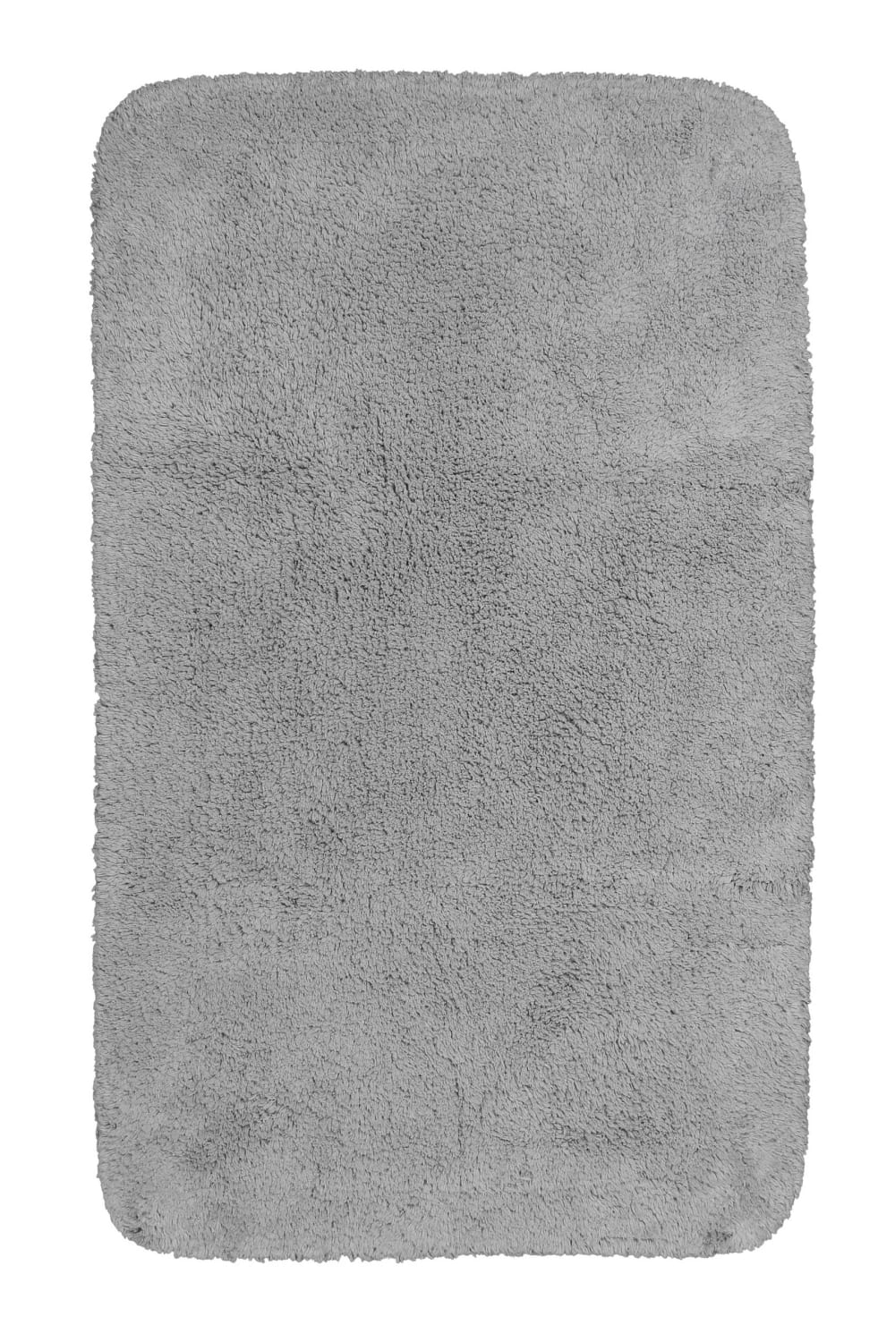 Tapis de bain doux gris clair coton 60x100
