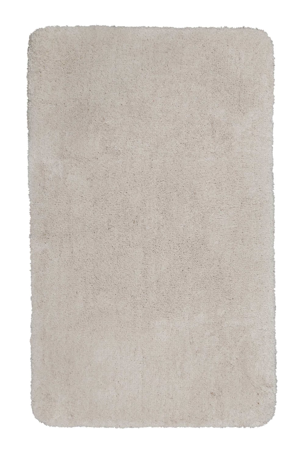 Alfombra de baño en microfibra, antideslizante, marfil 60x100