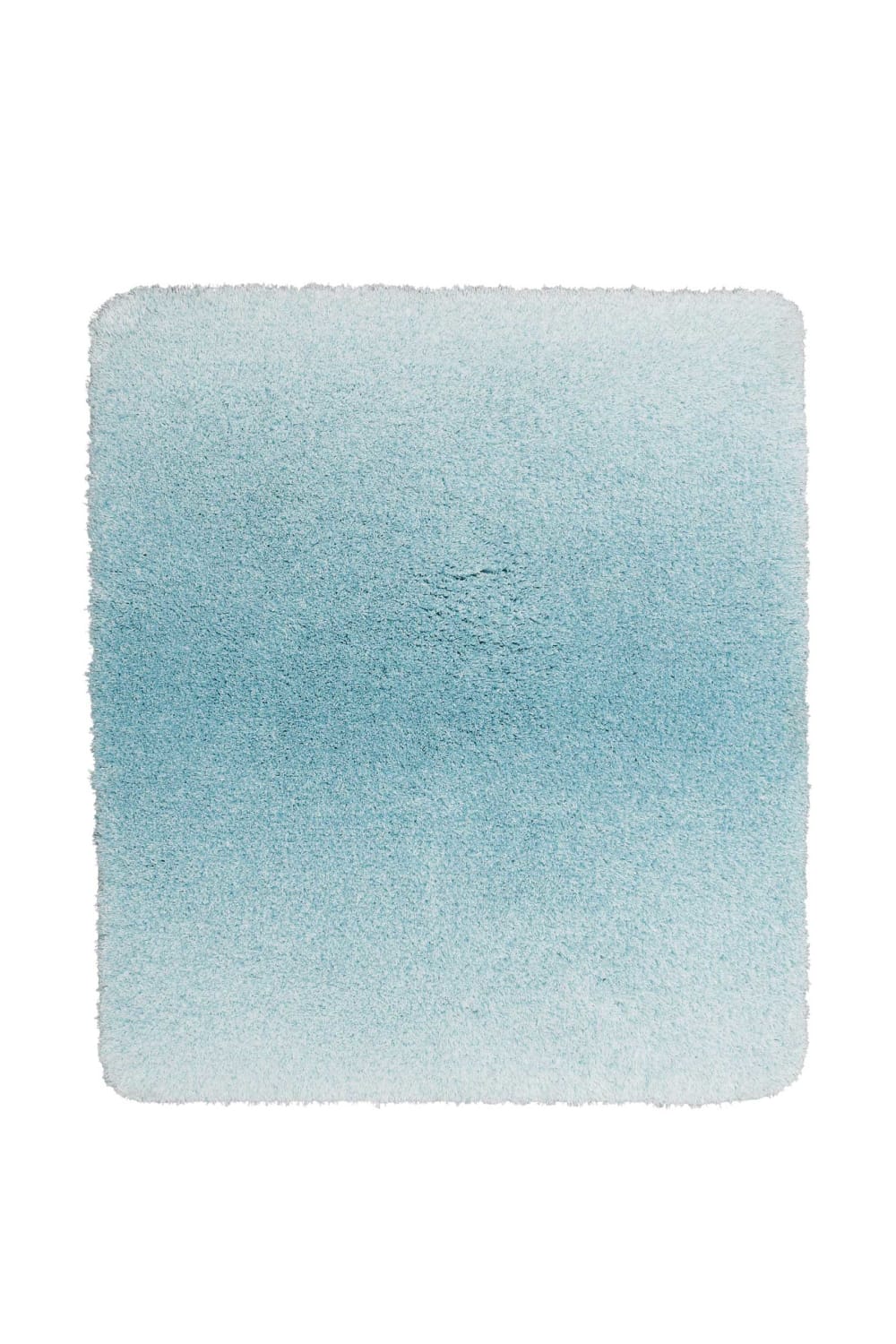 Tapis de bain doux dégradé turquoise 55x65