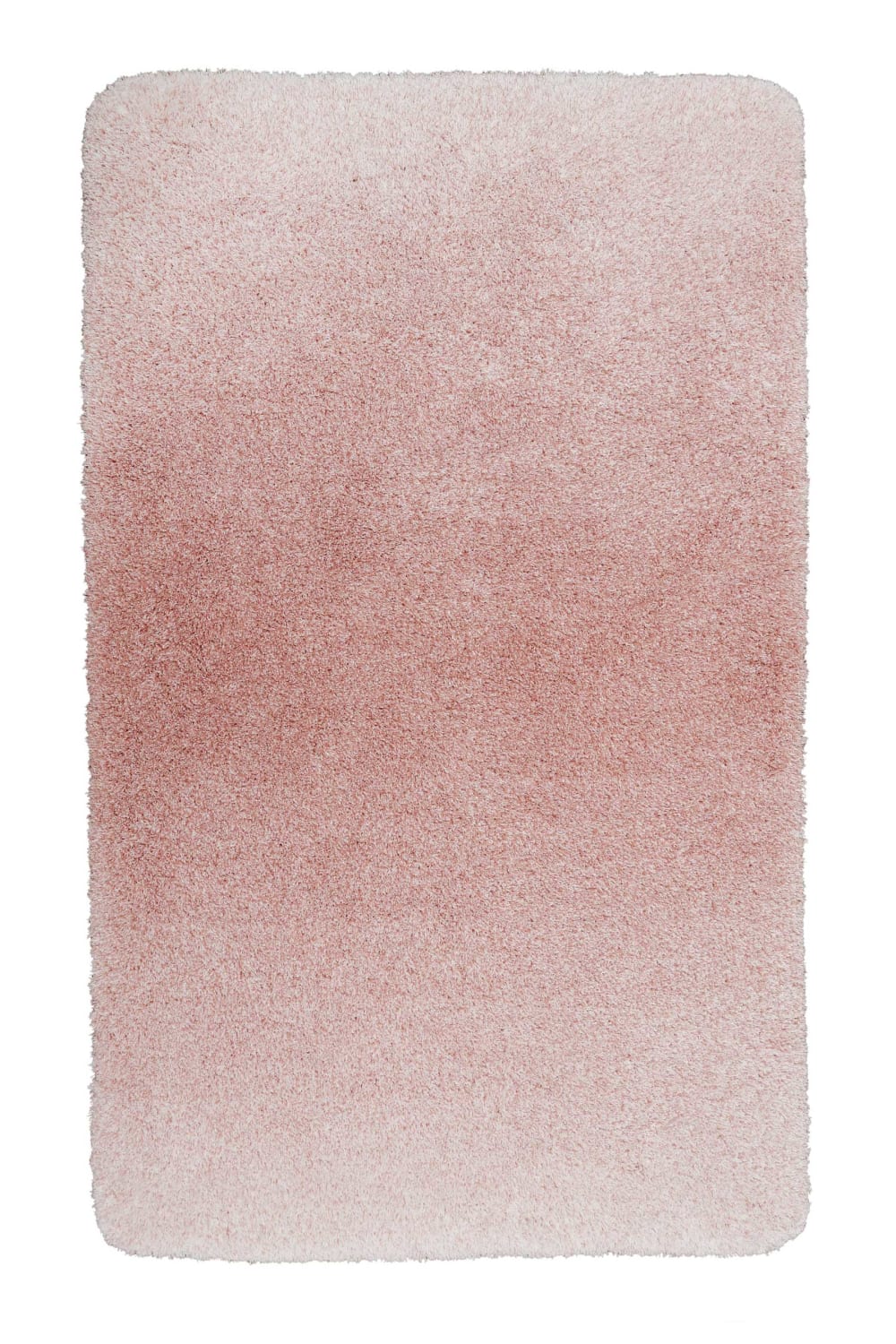 Wecon Home Basics Flauschiger Badteppich rosa, waschbar und rutschhemmend 80x150 style modern Öko-Tex Zertifikat - Pes - Polyester