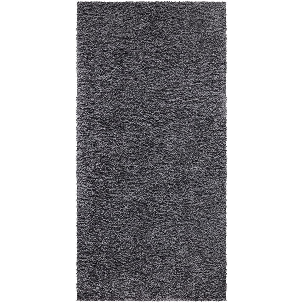 Tapis à Poils Longs SOFTY Gris foncé 80x150cm