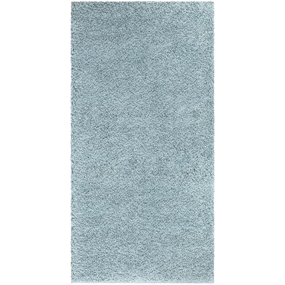 Tapis à Poils Longs SOFTY Bleu Azur 80x150cm