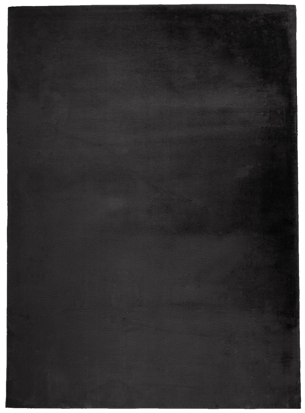 Tapis de Fourrure Velours Graphite 120x170cm