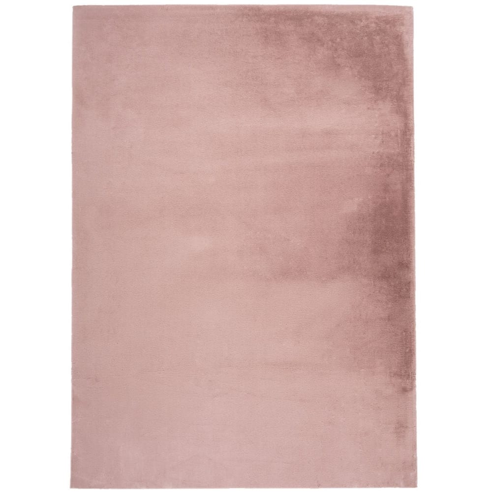 Tapis de Fourrure Velours Rose Poudré 160x230cm