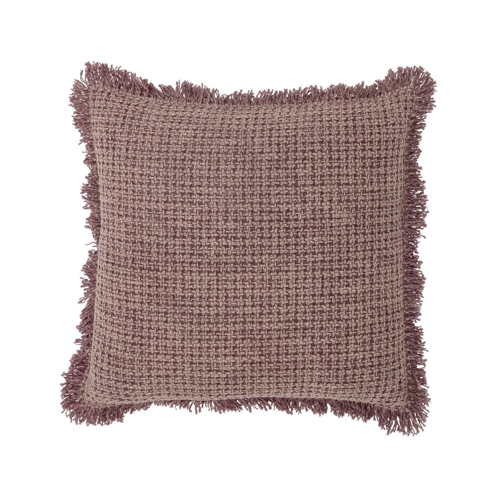 Coussin en coton rose