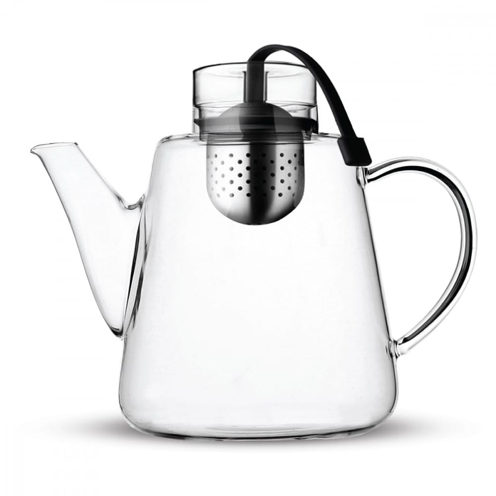 Théière et infuseur à thé 1.5l en verre transparent