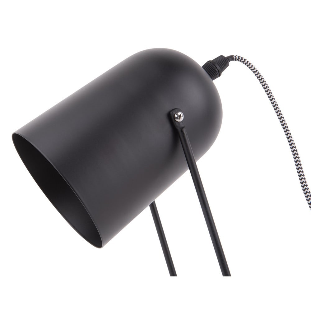 Lampe de table fer noir 30x18cm — vue 4