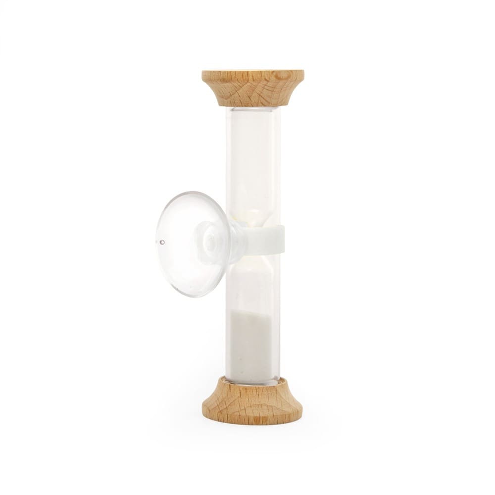 Kikkerland Sablier de douche 5 minutes en plastique transparent style contemporain - Pvc - Poly Chlorure De Vinyle