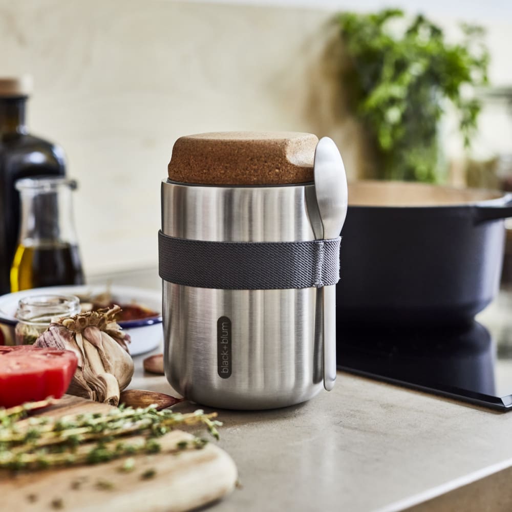 Pot isotherme thermo pot acier gris - Maisons du Monde