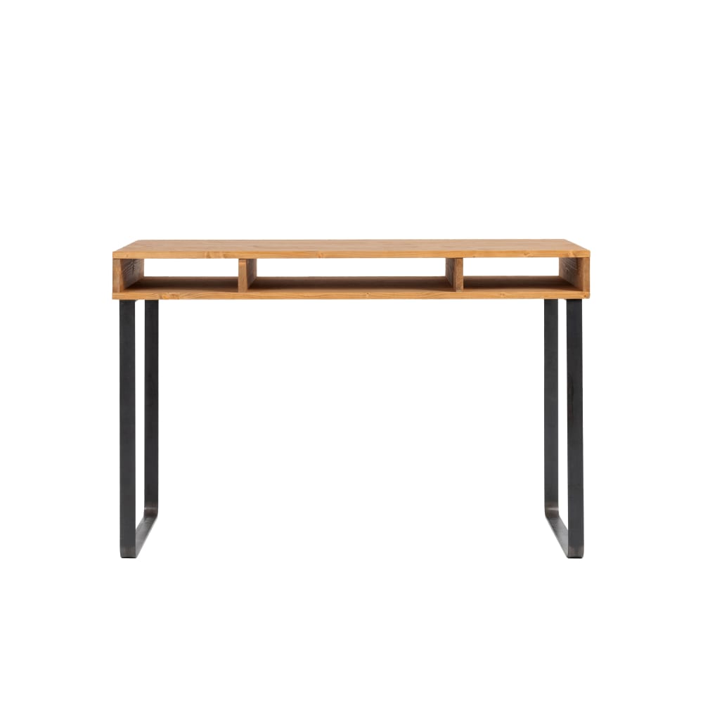 bureau en bois avec tiroirs