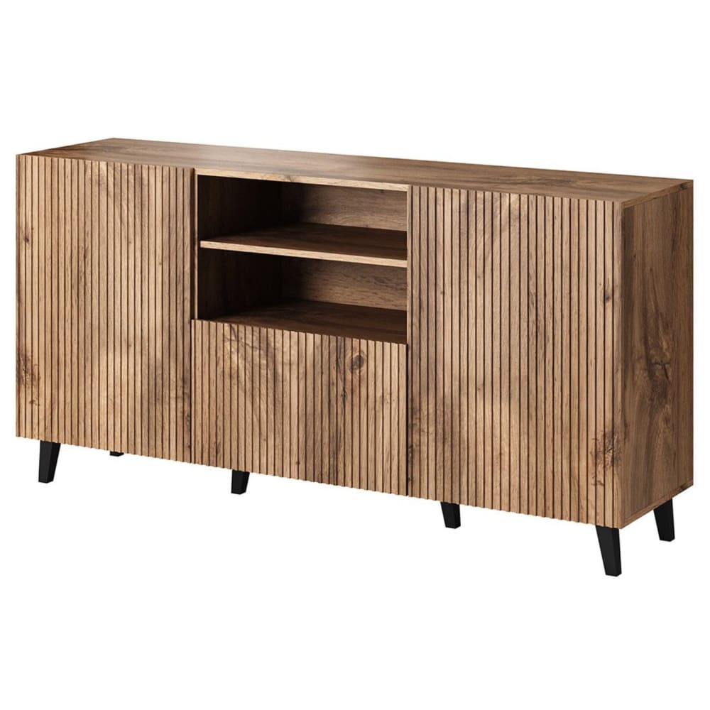 Buffet bas contemporain 150 cm bois