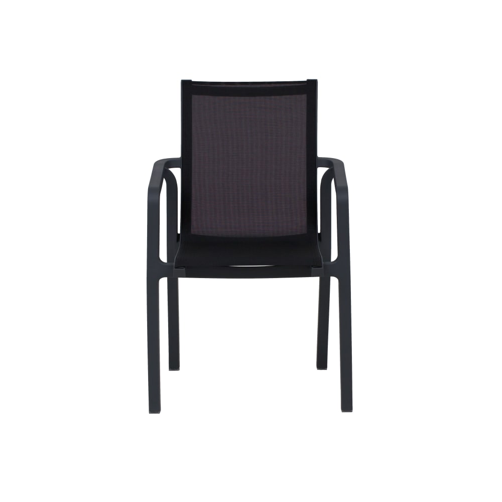 Set 2 sedie impilabili colore antracite - Zanini Design