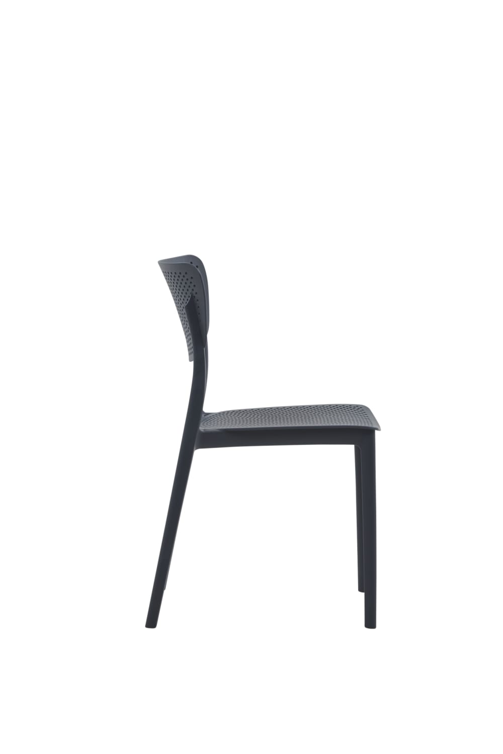 Set di 2 sedie impilabili colore antracite - Zanini Design