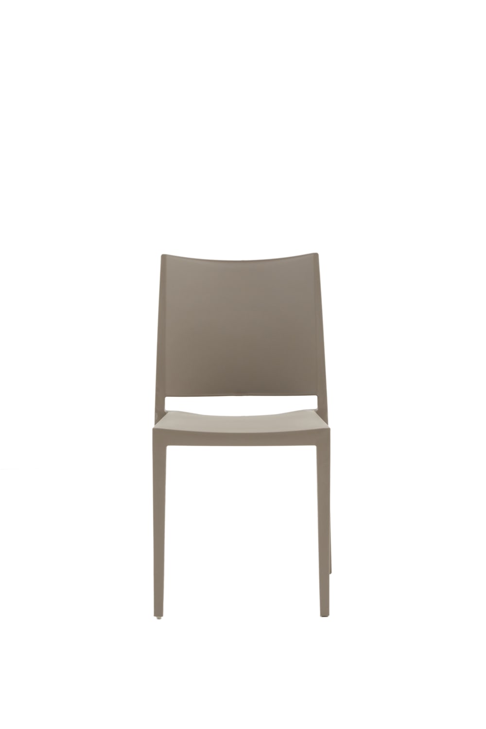 Set 2 sedie impilabili in polipropilene colore beige - Zanini