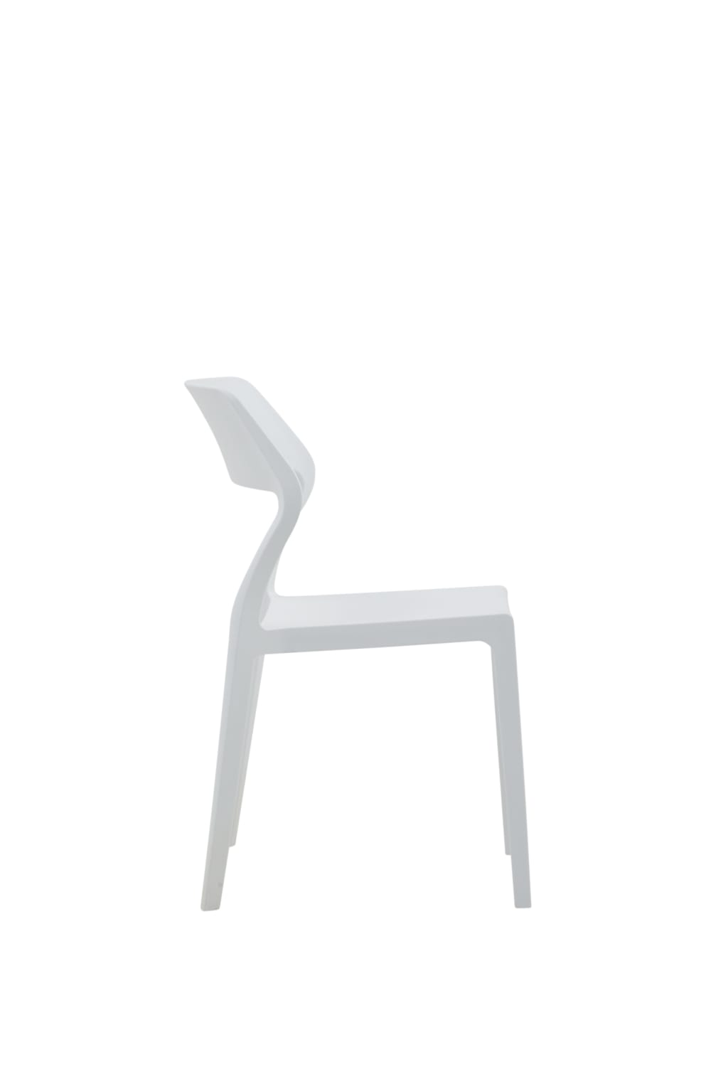 Set di 2 sedie impilabili colore bianco - Zanini Design