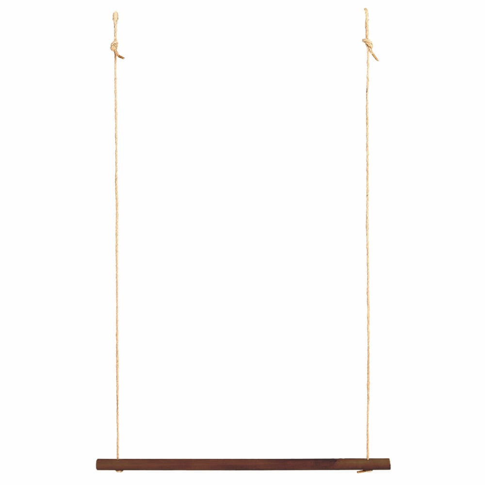 Porte-manteau en bois de couleur marron 120 cm