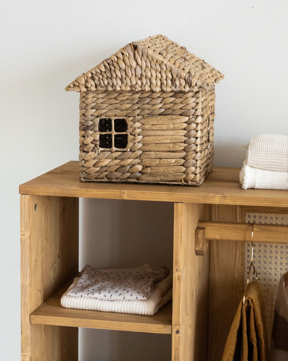 Armoire enfant montessori bois marron clair (Hannun) - Image 2