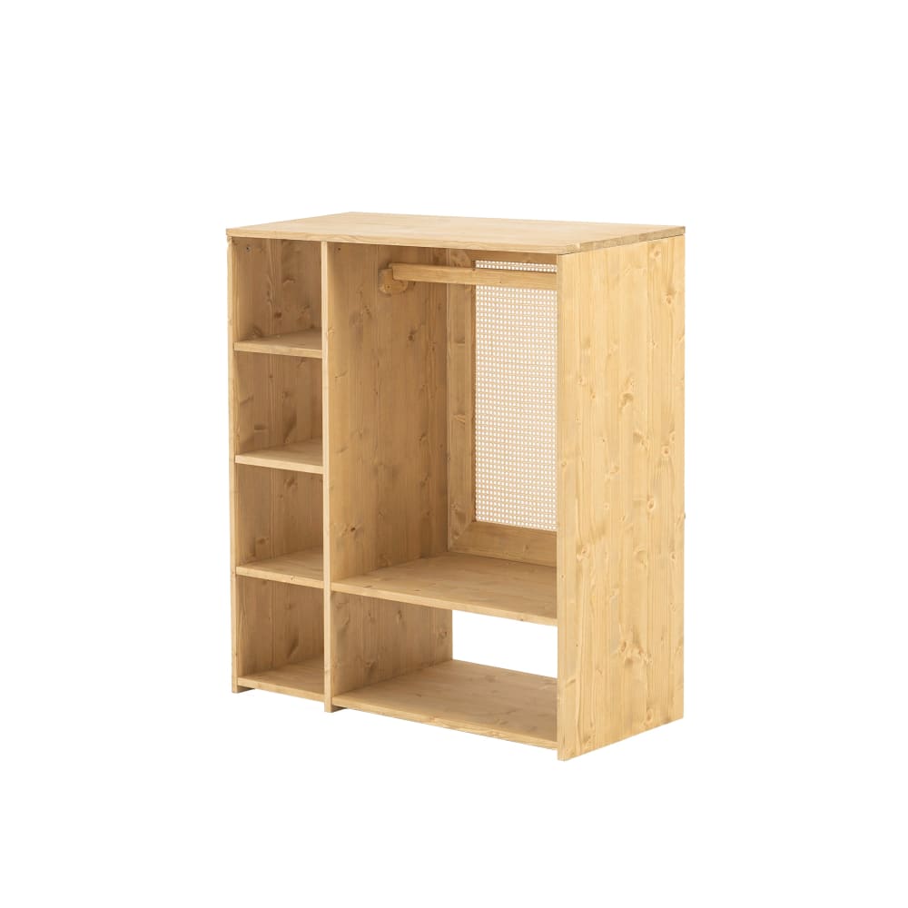 Armario infantil montessoride madera de color natural