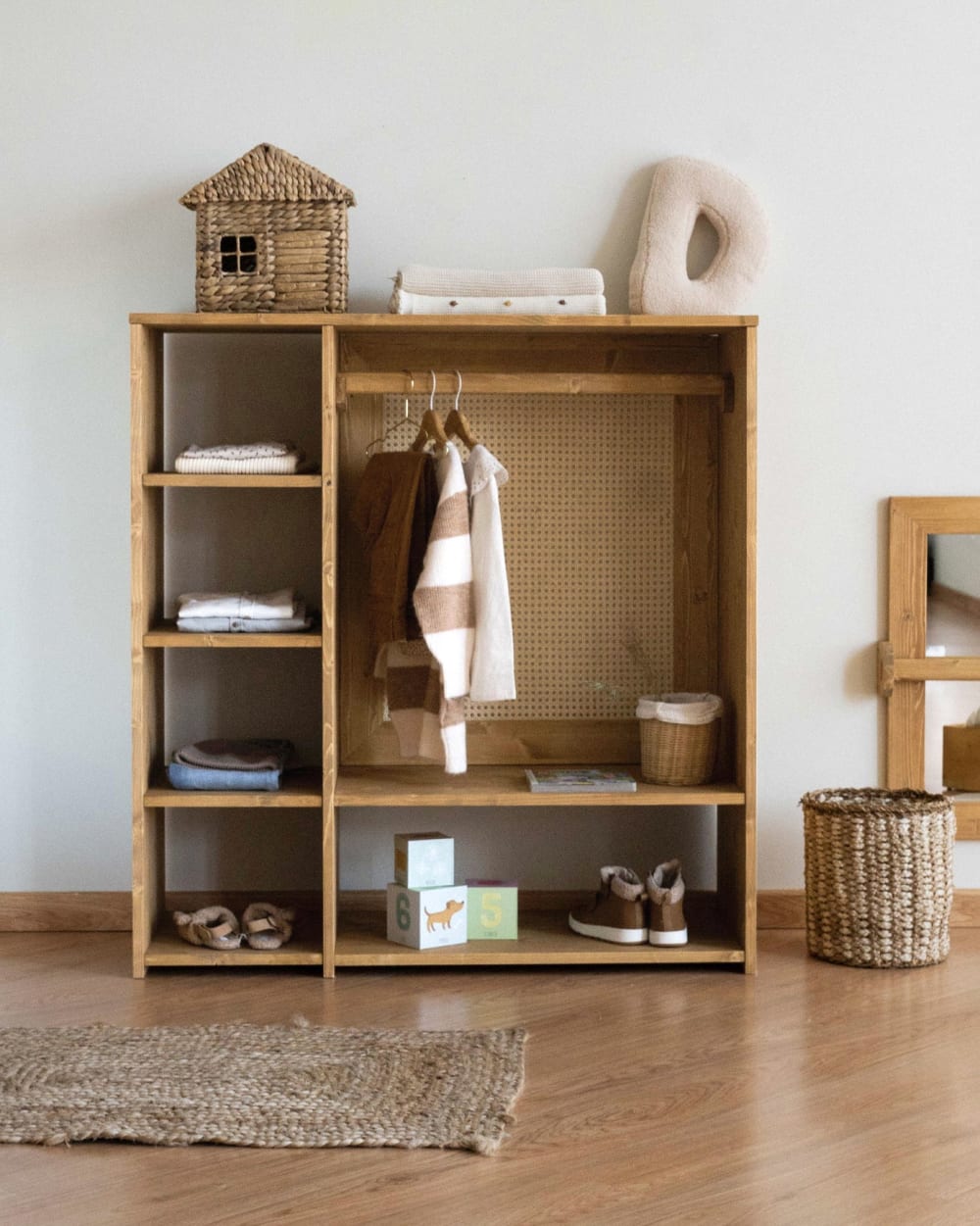 Armoire enfant montessori bois naturel (Hannun) - Image 3