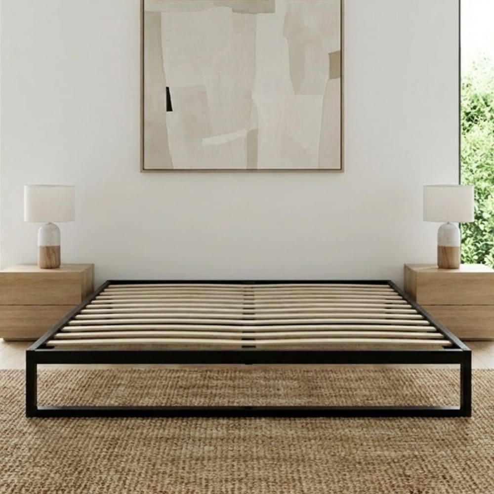 Sommier en kit lattes métal noir 160x200 Sommier en kit lattes métal noir 160x200