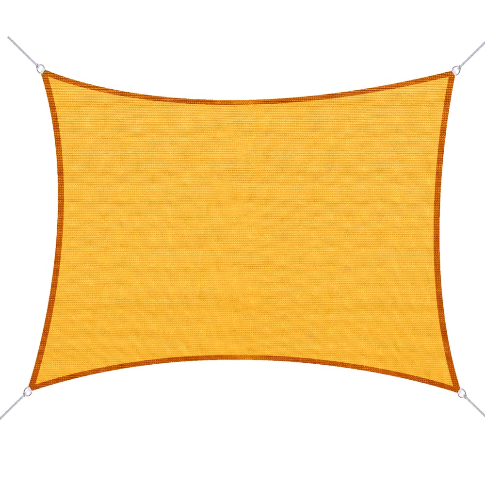 Voile d'ombrage rectangulaire 6L x 4l m HDPE