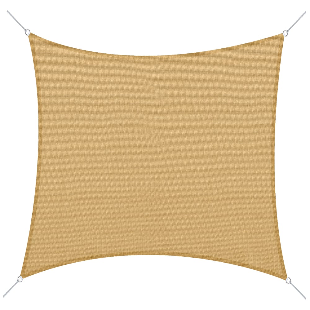 Voile d'ombrage carré sable