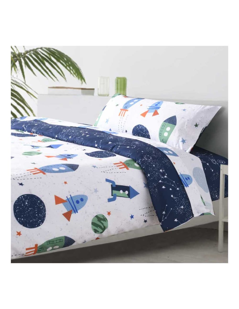 Funda Nordica Infantil multicolor algodón poliéster 150x220 cama de 90