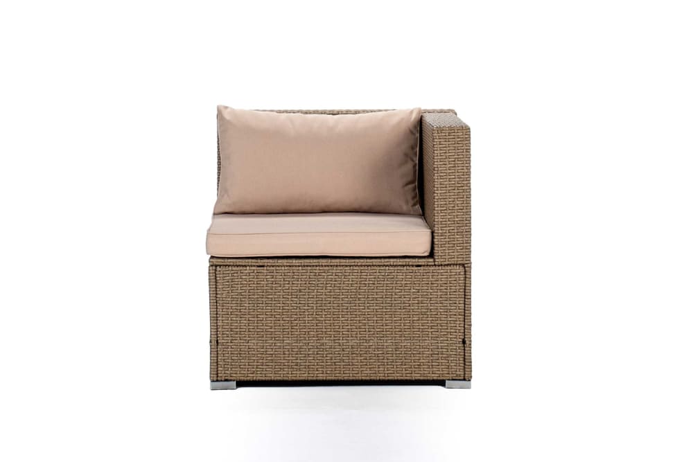 Module d'angle pour canapés de jardin modulable Beige