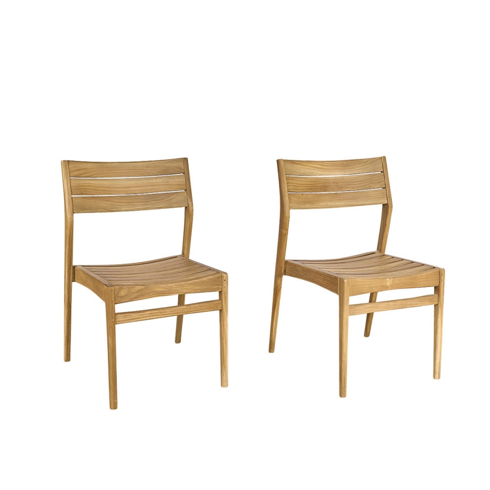 Chaise de jardin en teck