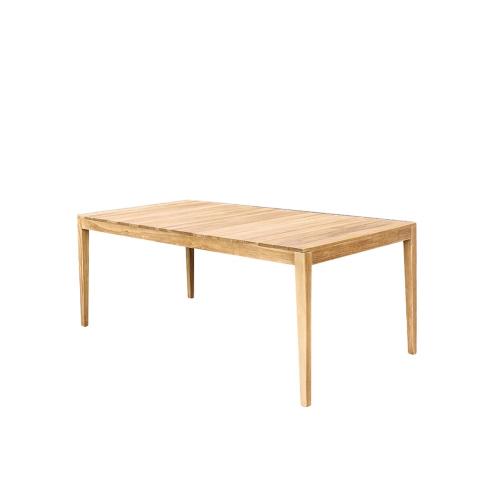 Table de jardin en bois de teck 8 pers.