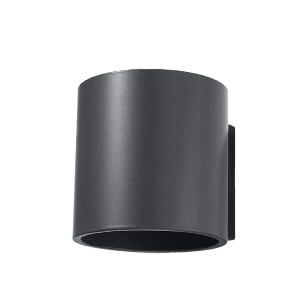 Sollux Lighting Wandlampen aus Aluminium in Anthrazit style classic chic Grau Aluminium