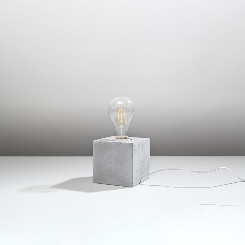 Lampe à poser Béton Gris E27 1 Ariz — vue 3