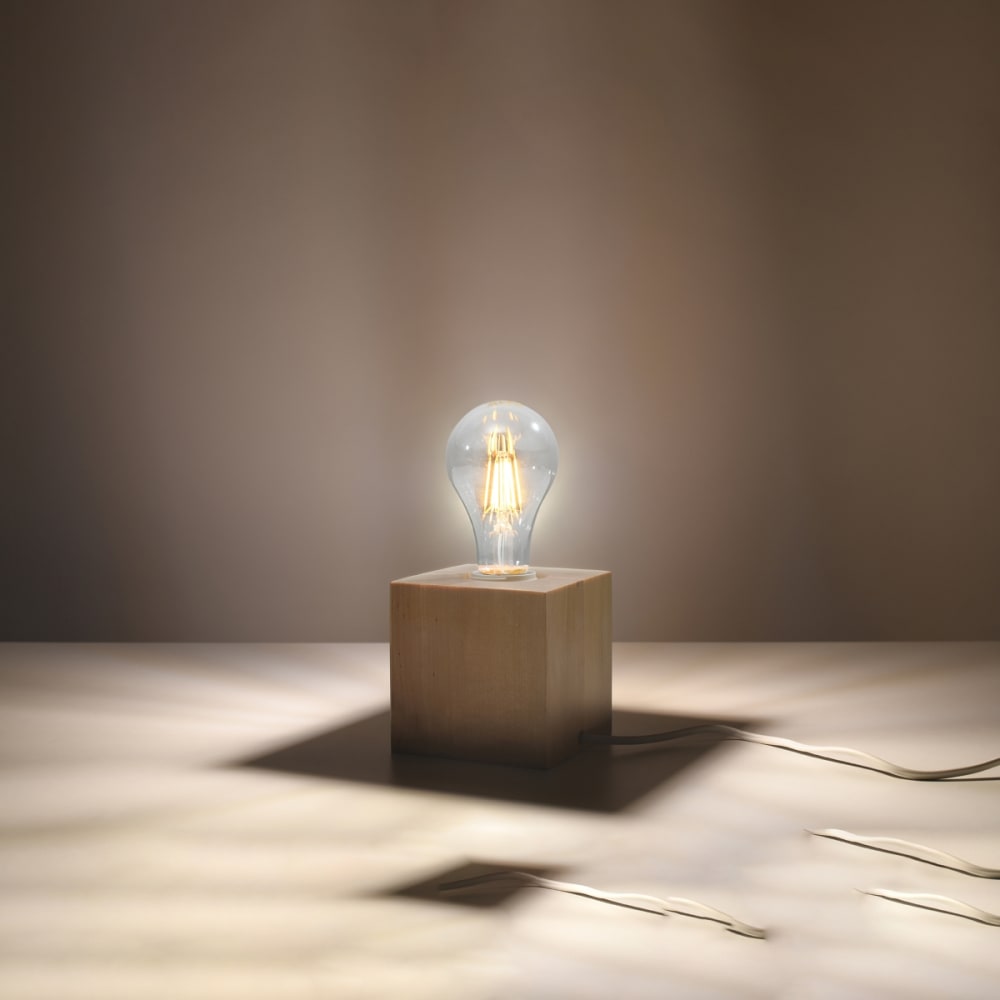 Lampe à poser Bois Bois Naturel E27 1 Ariz — vue 4