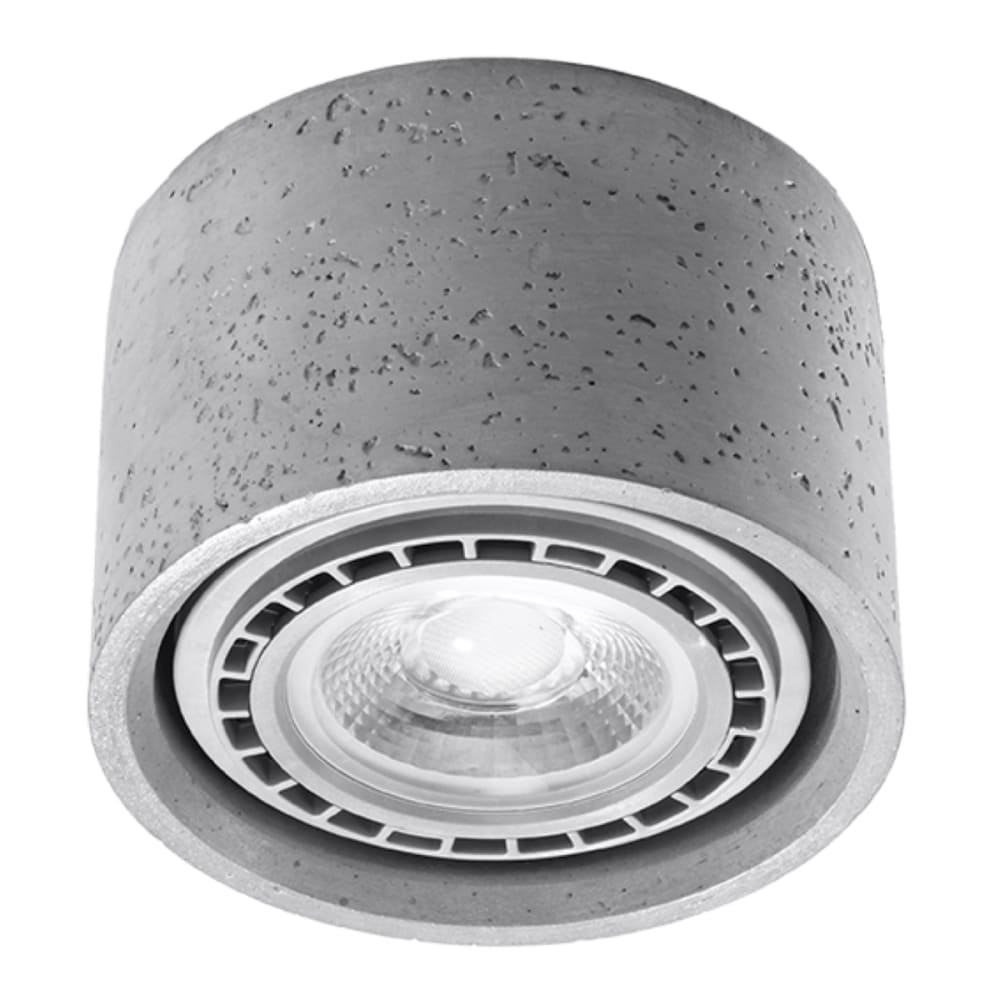 Plafonnier Béton Gris GU10/ES111 1 Basic