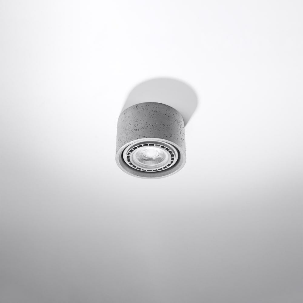Plafonnier Béton Gris GU10/ES111 1 Basic — vue 3
