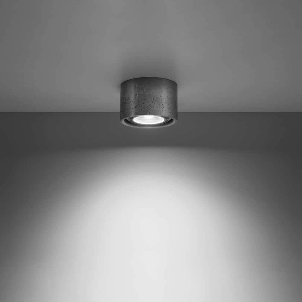 Plafonnier Béton Gris GU10/ES111 1 Basic — vue 4