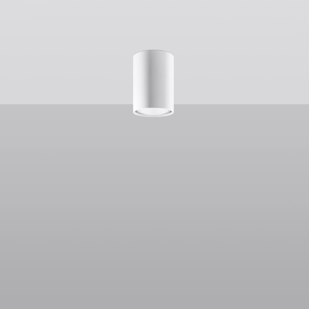 Plafonnier Acier Blanc GU10 1 Lagos 10 — vue 3