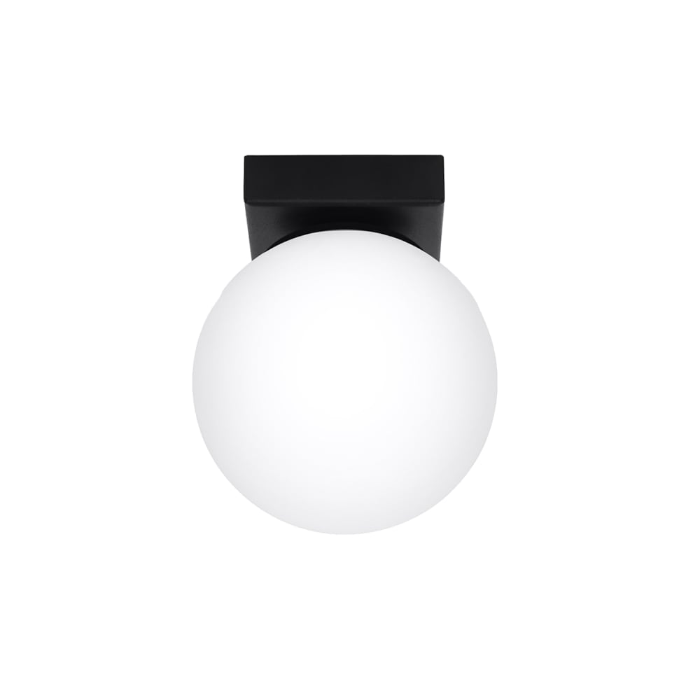 Plafonnier Acier Noir G9 1 Yoli